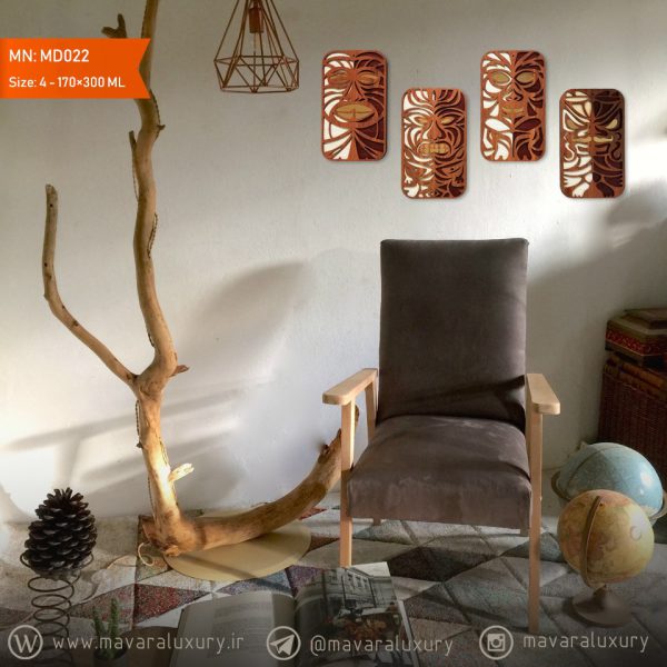دیوارکوب صورتک های کارائیبی مدل MD022 - تصویر 2