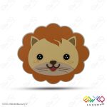 دیوارکوب تزئینی اتاق کودک طرح حیوانات (شیر) MKIDS19 - تصویر 4