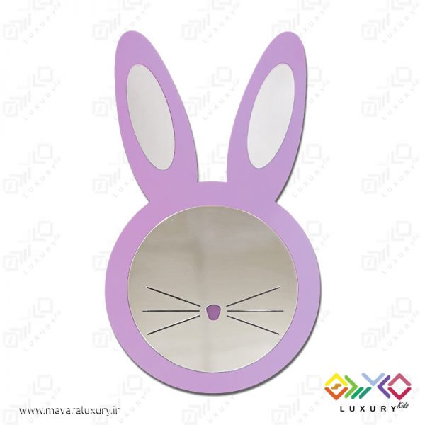آینه دکوراتیو اتاق کودک طرح خرگوش MKIDS26