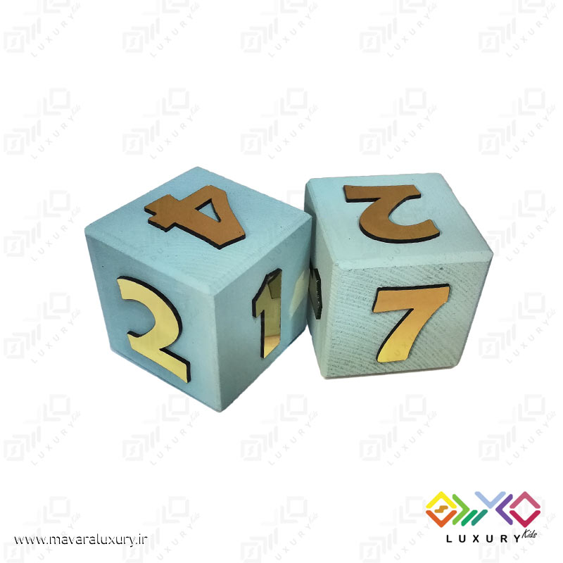 مکعب چوبی روز شمار سن کودک MKIDS35