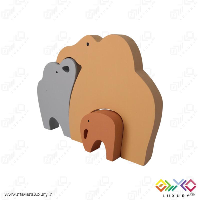 اکسسوری اتاق کودک پازل فیل MKT03