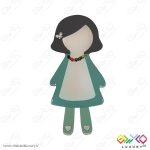 آینه دکوراتیو دخترانه اتاق کودک طرح MKIDS18 (سایز بزرگ)