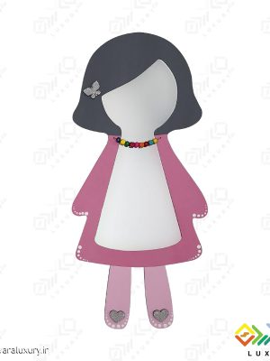 آینه دکوراتیو دخترانه اتاق کودک طرح MKIDS18 (سایز بزرگ)