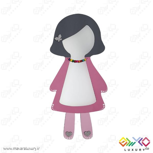 آینه دکوراتیو دخترانه اتاق کودک طرح MKIDS18 (سایز بزرگ)