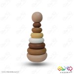 اکسسوری و اسباب بازی چوبی برج هوش MKT02 - تصویر 2