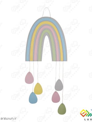 دیوار آویز تزئینی اتاق کودک رنگین کمان فانتزی Mkids37
