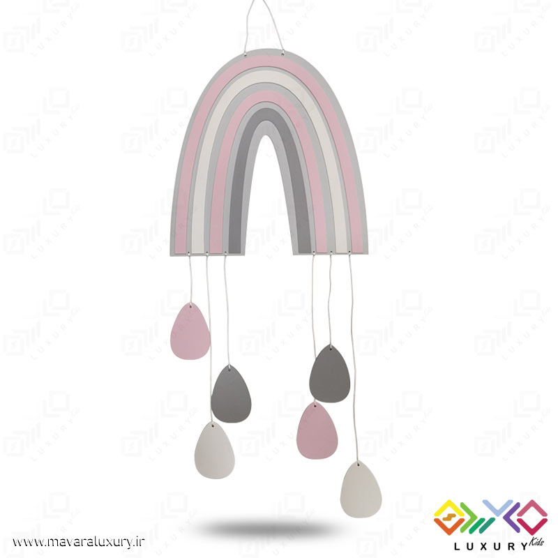 دیوار آویز تزئینی اتاق کودک رنگین کمان فانتزی Mkids37