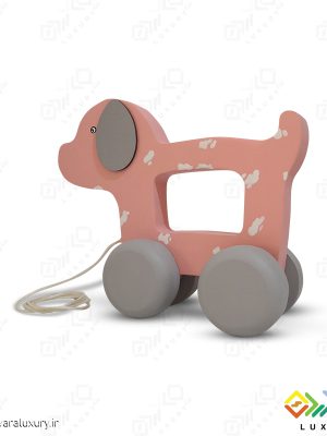 اسباب بازی چوبی مدل سگ ماشینی MKids48 - H