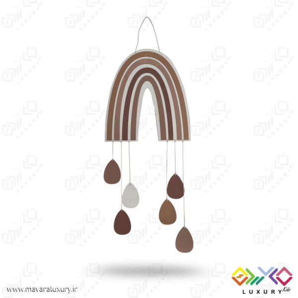 آویز دکوری اتاق کودک طرح رنگین کمان