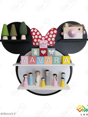 شلف دکوراتیو اتاق کودک طرح میکی موس MKids51