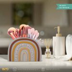 جای قلم، ابزار و قلموی آرایش مدل رنگین کمان MD017