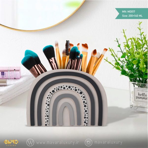 جای قلم، ابزار و قلموی آرایش مدل رنگین کمان MD017