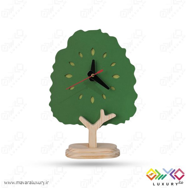 ساعت رومیزی طرح درخت MD038 - تصویر 4