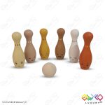 اسباب بازی چوبی ست بولینگ فانتزی MKT04B - تصویر 2