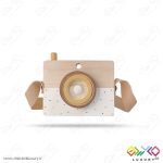 دوربین کودکانه چوبی لاکچری مدل فانتزی MKT19B