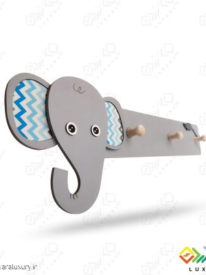 آویز دیواری لباس کودک طرح فیل MKids58