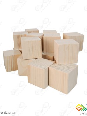 مکعب چوبی خام 5 در 5 سانتیمتر MKIDS35