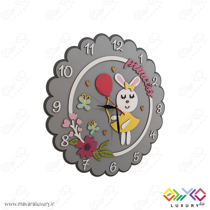 ساعت خرگوشی برای اتاق بچه