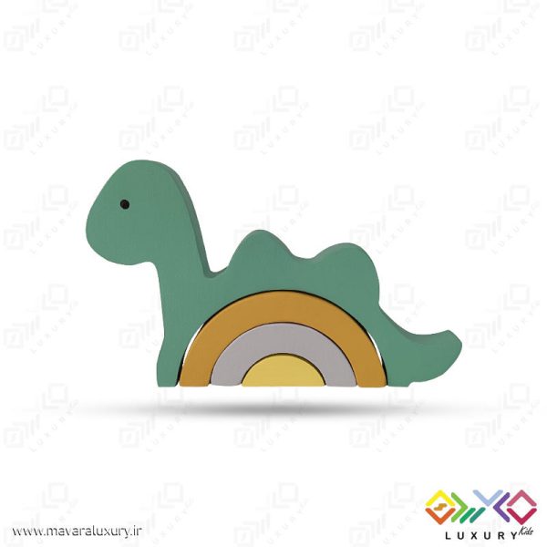 پازل چوبی اسباب بازی دایناسور