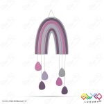 دیوار آویز تزئینی اتاق کودک رنگین کمان فانتزی Mkids37 - تصویر 7