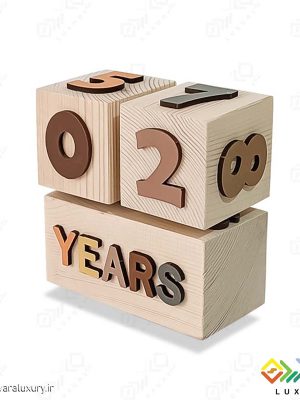 مکعب ماهگرد چوبی
