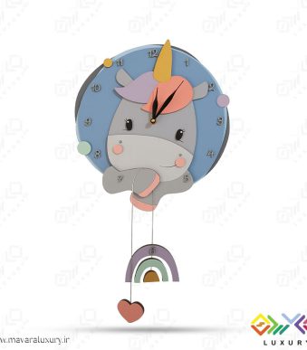 ساعت دیواری اتاق کودک مدل پونی کوچولو MKids70