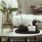 استند عود سنگی طرح عشق MD043 - تصویر 3
