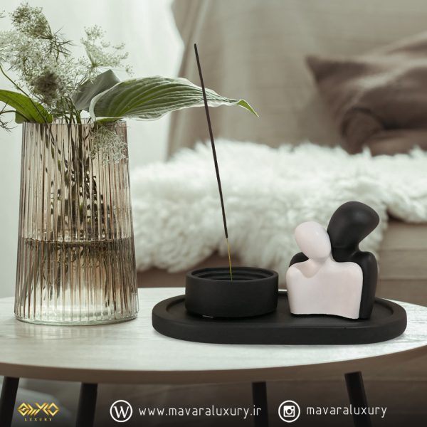 استند عود سنگی طرح عشق MD043 - تصویر 3