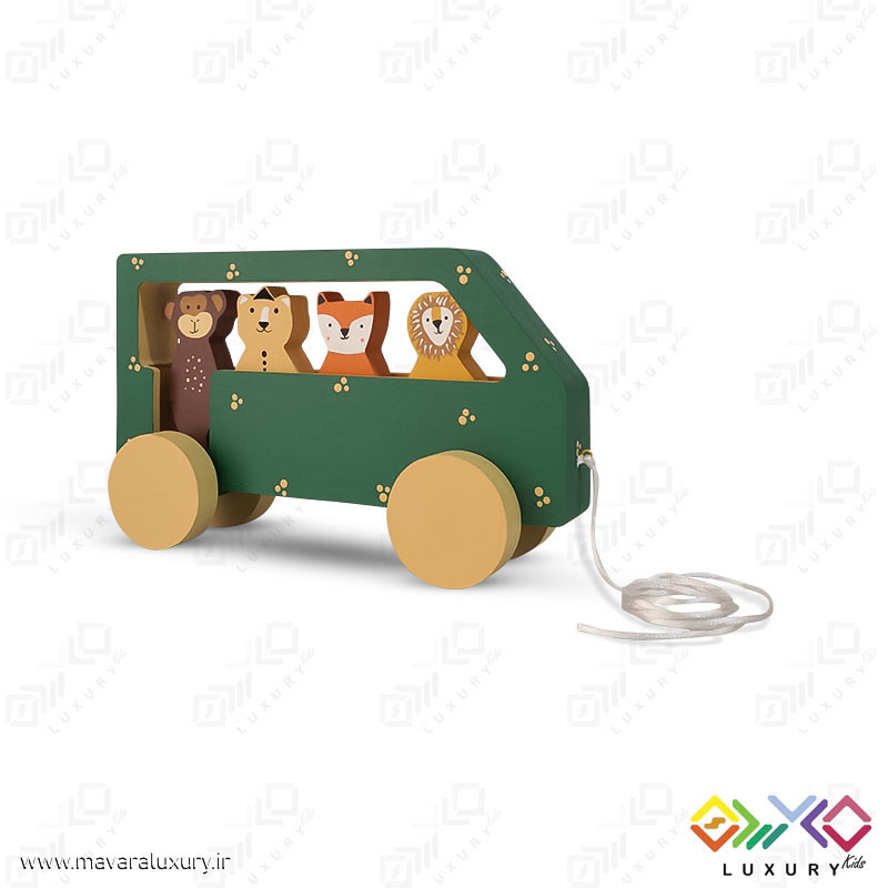 اتوبوس اسباب بازی چوبی