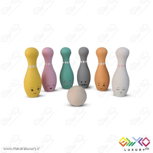 اسباب بازی چوبی ست بولینگ فانتزی MKT04B - تصویر 3