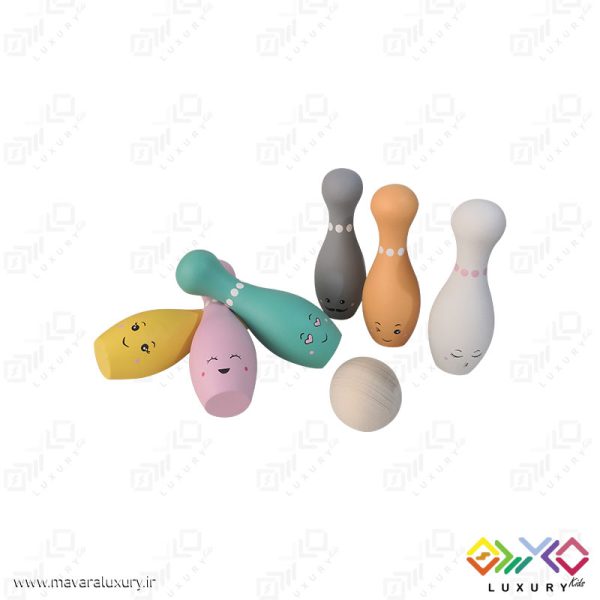 اسباب بازی چوبی ست بولینگ فانتزی MKT04B - تصویر 7