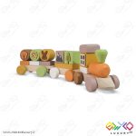قطار اسباب بازی چوبی مونته سوری