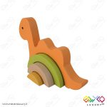 اکسسوری چوبی پازل دایناسور MKT16 - تصویر 2