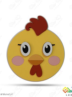 دیوارکوب تزئینی اتاق کودک طرح حیوانات (خروس) MKIDS19 - A