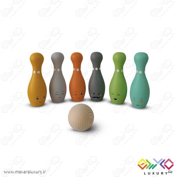 اسباب بازی چوبی ست بولینگ فانتزی MKT04B - تصویر 5