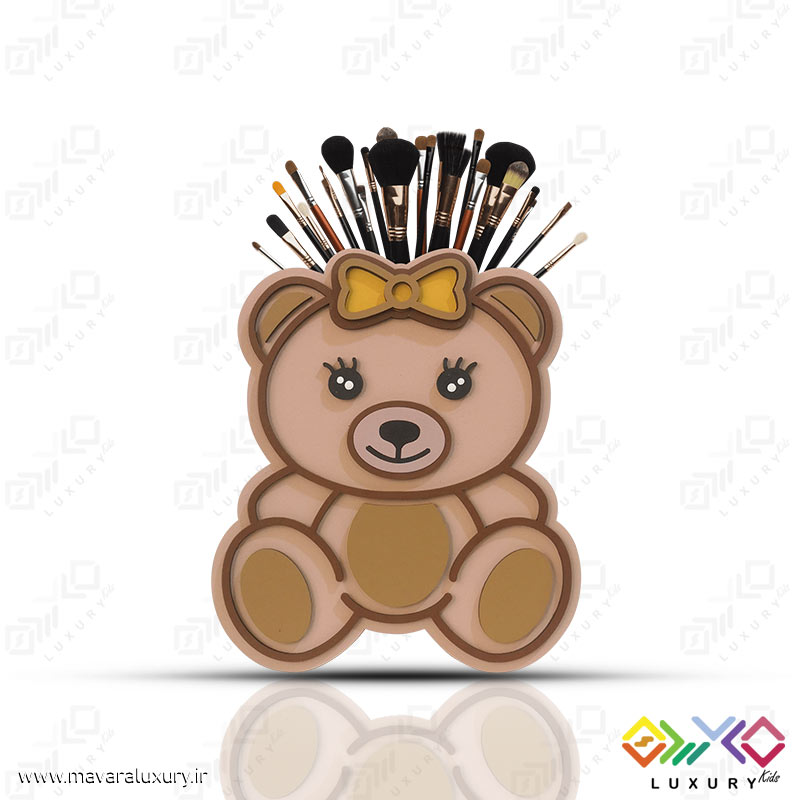 جامدادی رومیزی خرس دخترونه پینکی