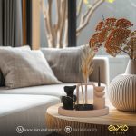 ست سنگی گلدان، جاشمعی، جاعودی طرح پیکره MD052 - تصویر 9