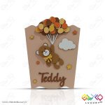 سطل زباله مدل تدی خرسه برای اتاق بچه با کیفیت بالا