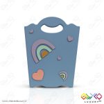 سطل زباله اتاق کودک طرح پونی کوچولو MKids72 - تصویر 4